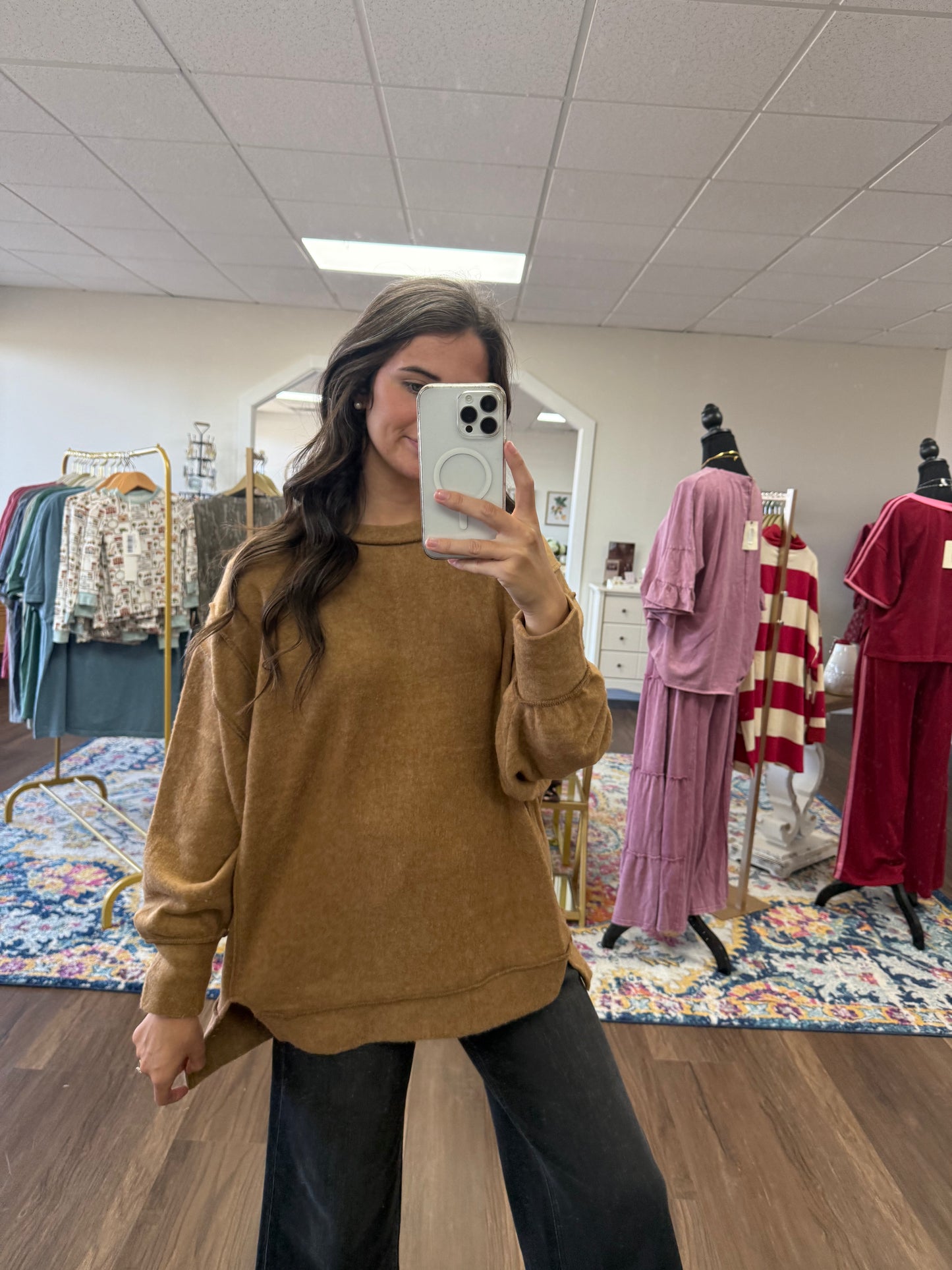 Callie Sweater in Camel