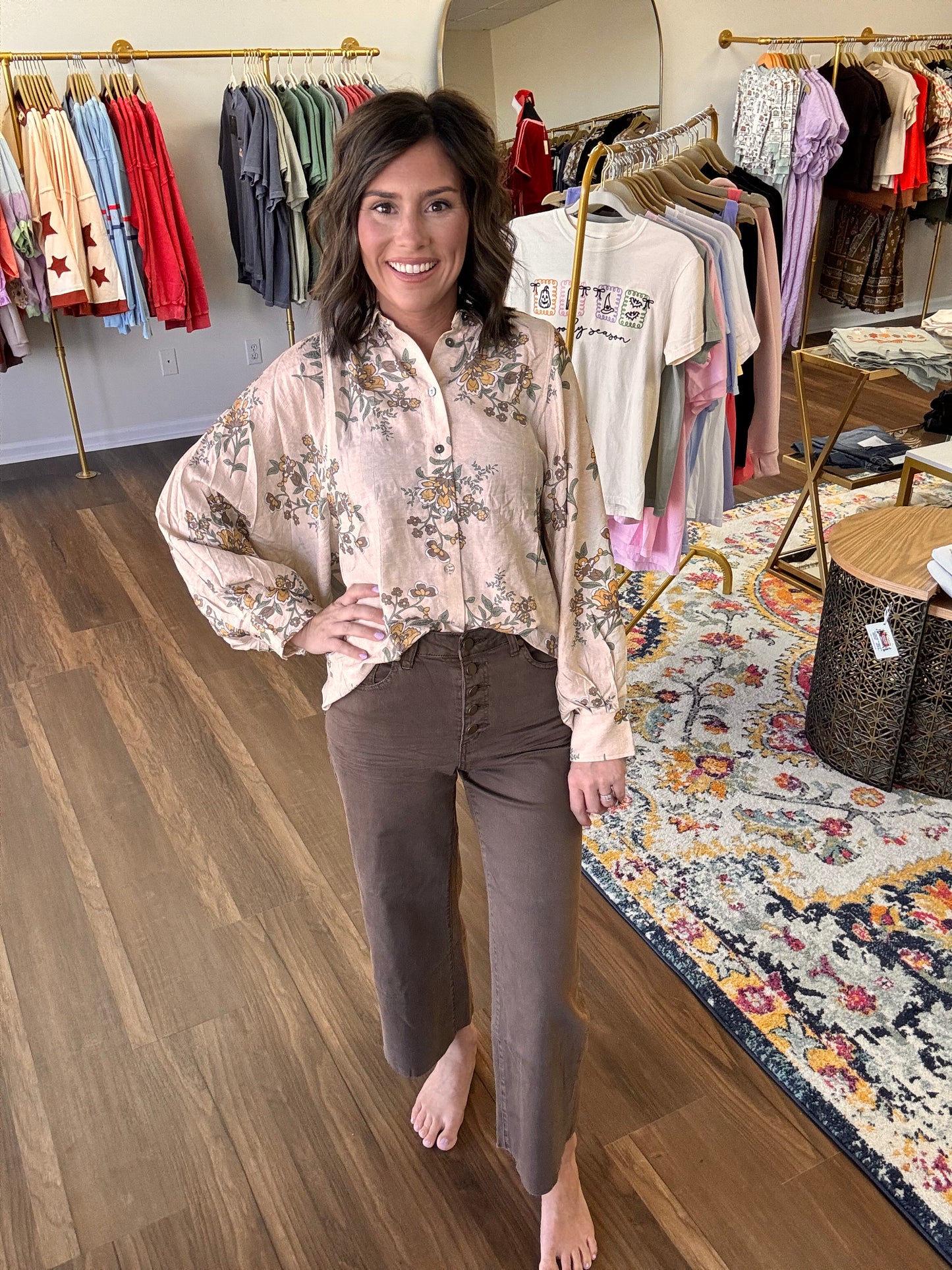 Ellie Floral Top