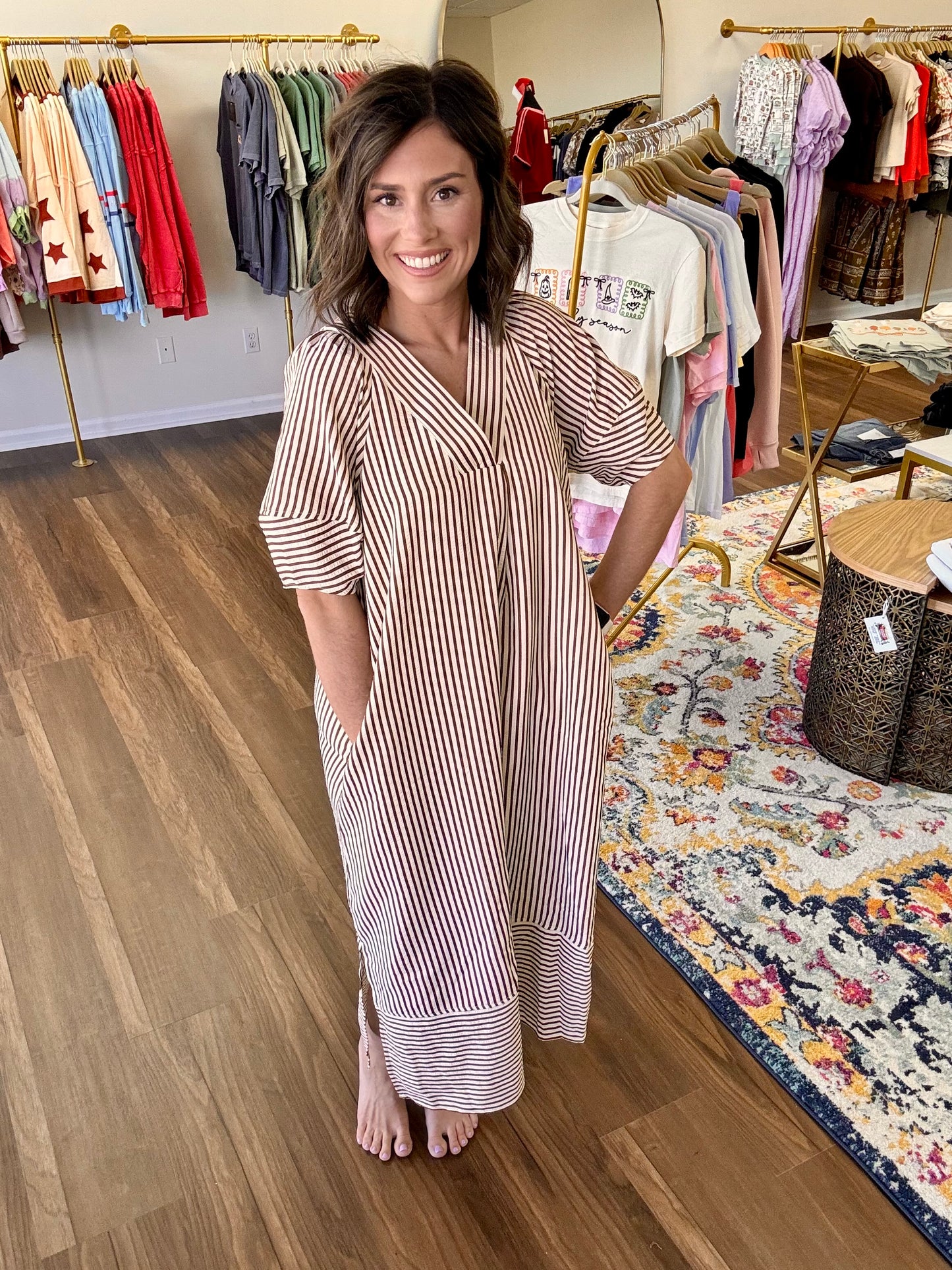 Amelia Striped Maxi