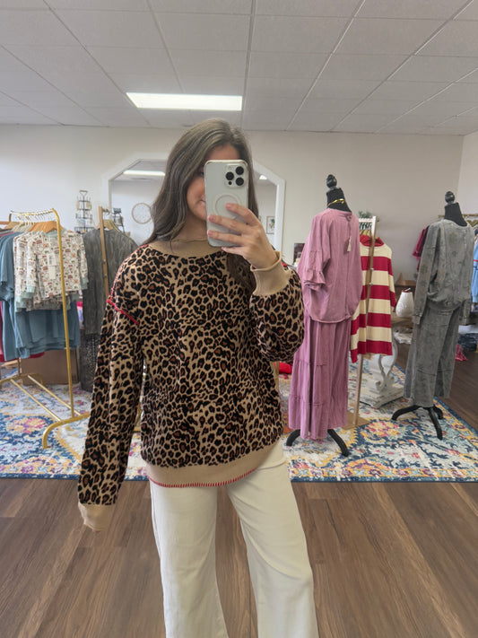Jackie Animal Print Sweater