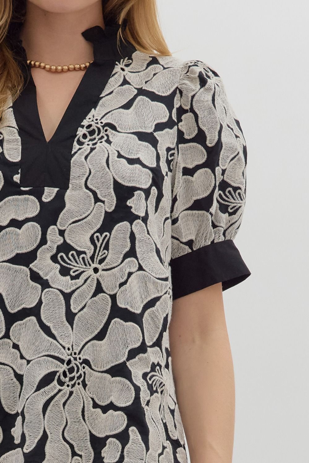 Bethany Embroidered Top