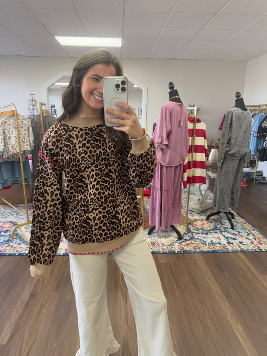 Jackie Animal Print Sweater
