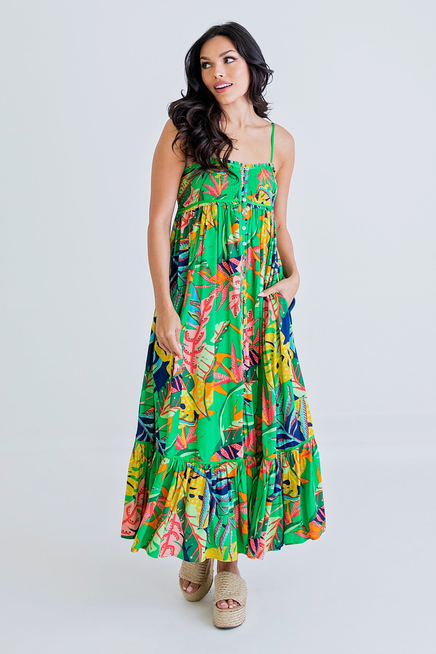 Tropical Cami Maxi