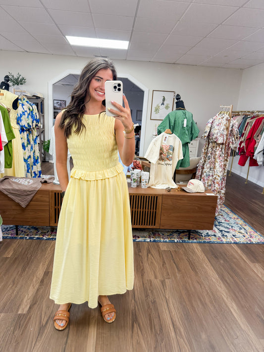 Lemon Maxi Dress