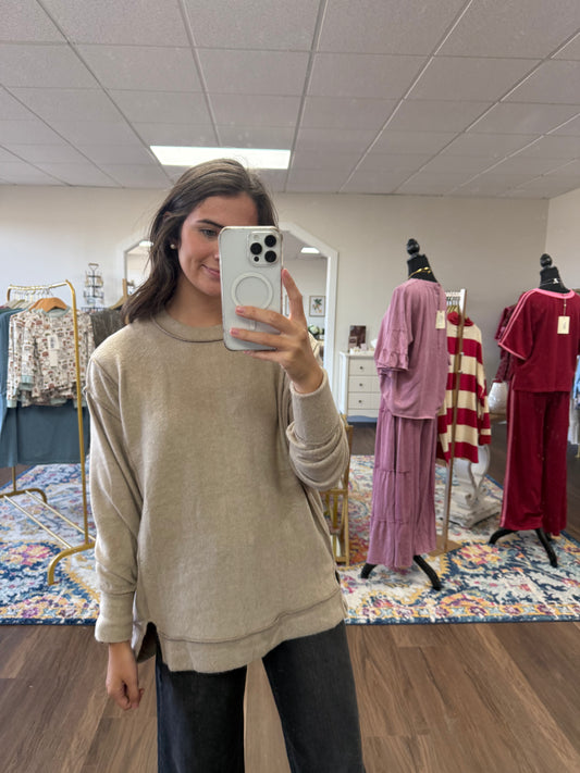 Callie Sweater in Ash Mocha