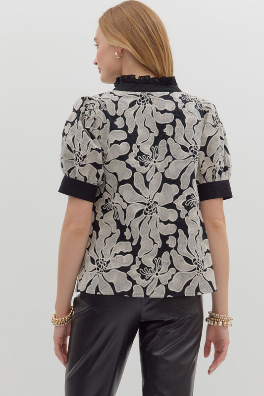 Bethany Embroidered Top