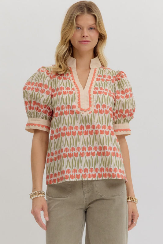 Eliza Floral Top