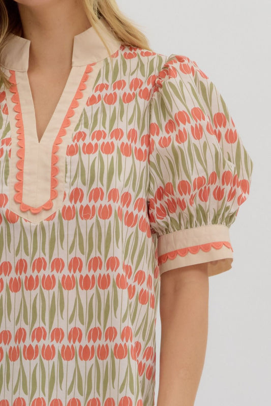 Eliza Floral Top